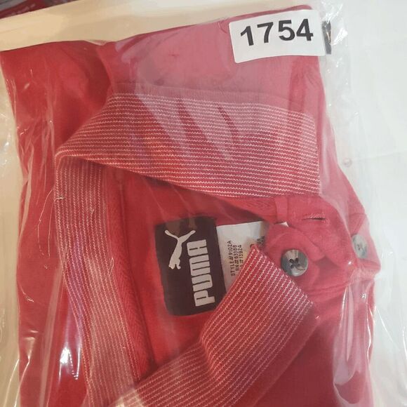 Vtg Kansas City Chiefs Polo Men Large Red Puma NFL Logo Football Shirt - Picture 9 of 9